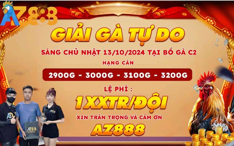 Thông báo giải gà tự do tại CPC2 ngày 13/10/2024